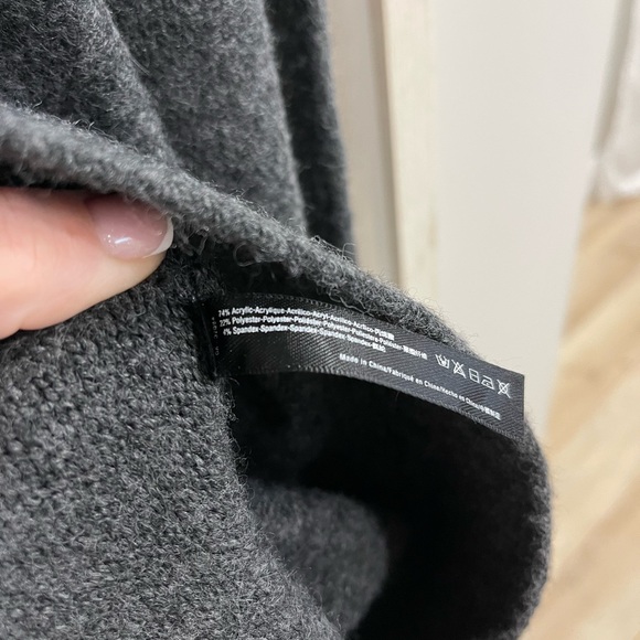 Anthropologie Gray Open Cardigan Sweater - Picture 4 of 4